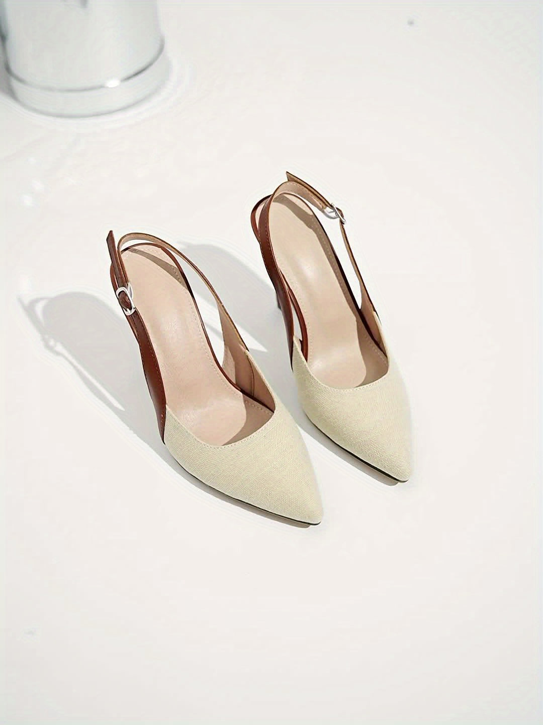 Isabella | Contrast Slingback Heels