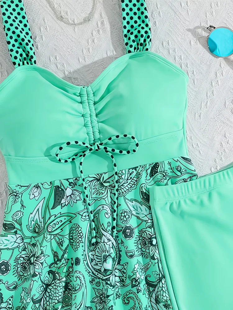 Lily | Floral Swimsuit Set