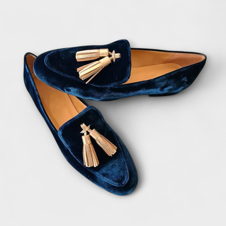 Lesley | Vintage Fringe Loafers