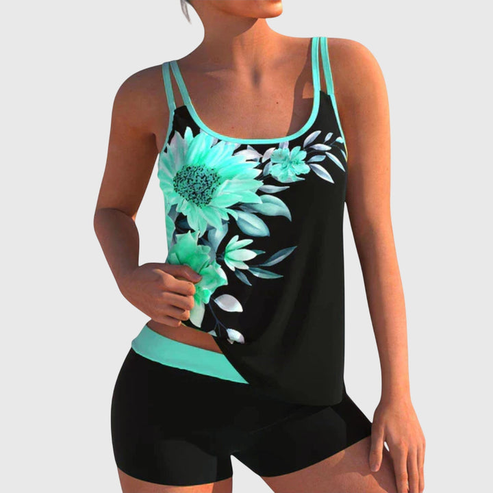 Charlotte | Floral Tankini Set