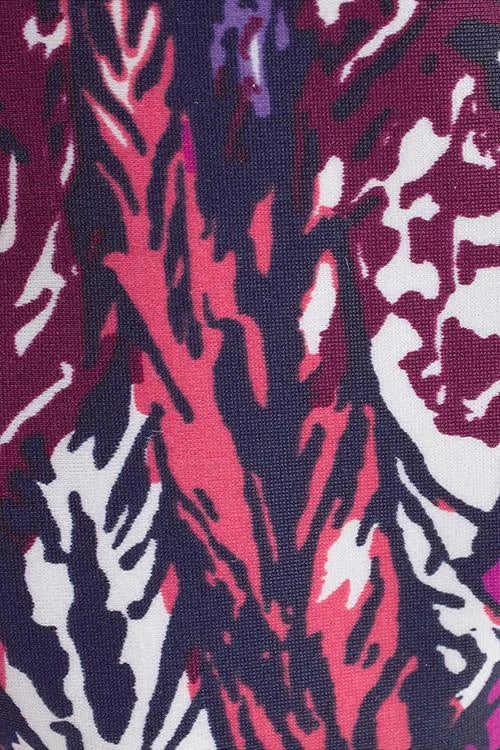 Helena | Feather-Print Tankini Set