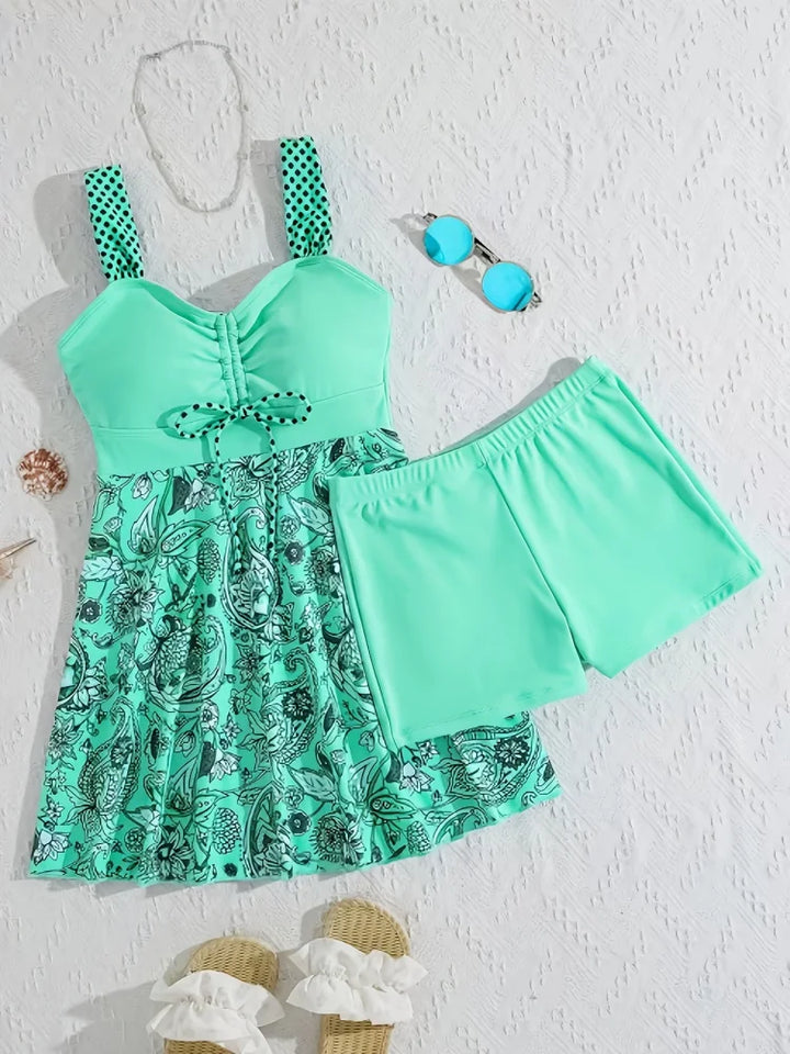 Lily | Floral Swimsuit Set