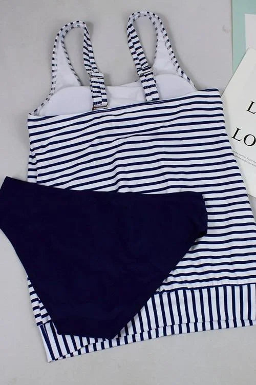 Emily | Flattering striped swimwear set