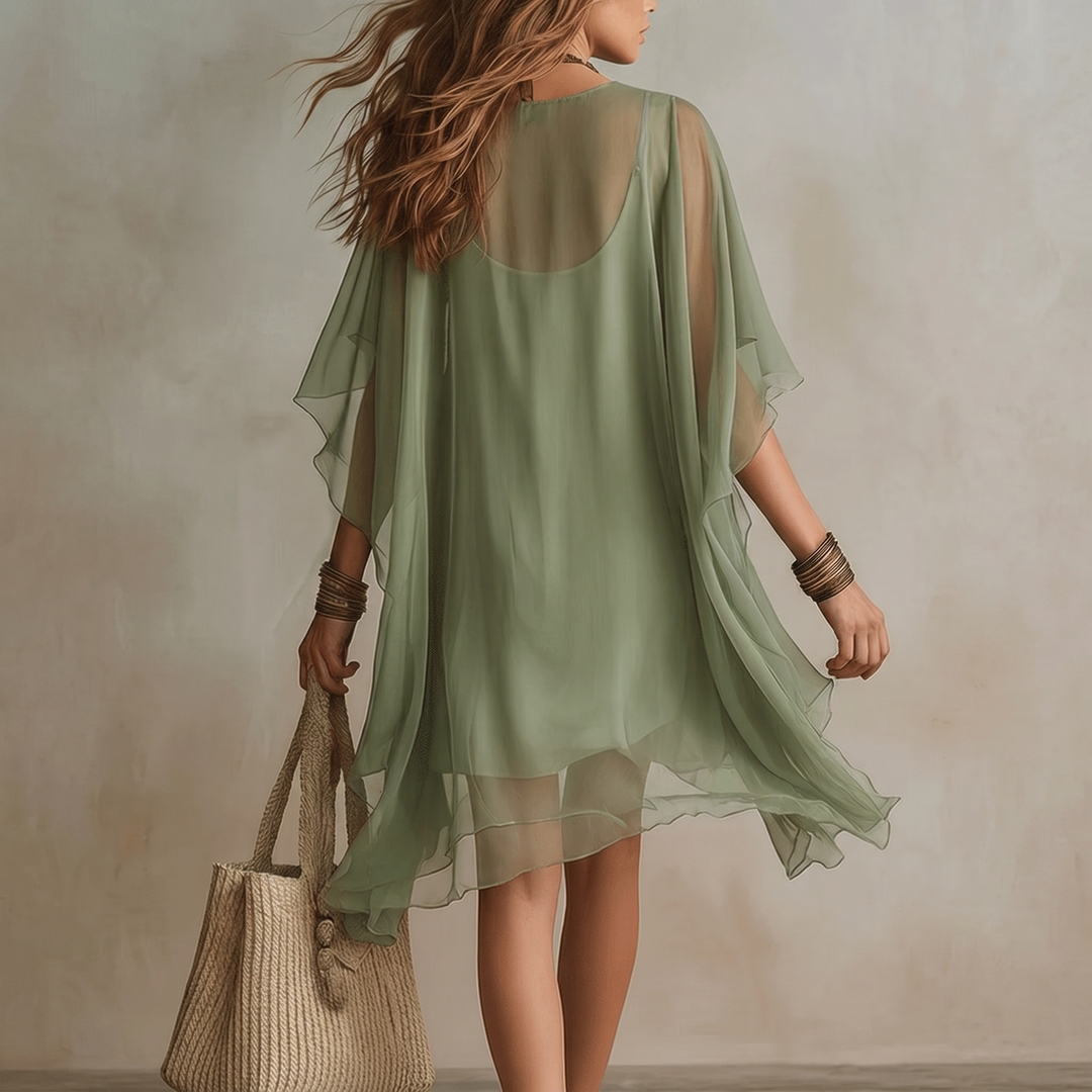 Liora | Green Mini Dress