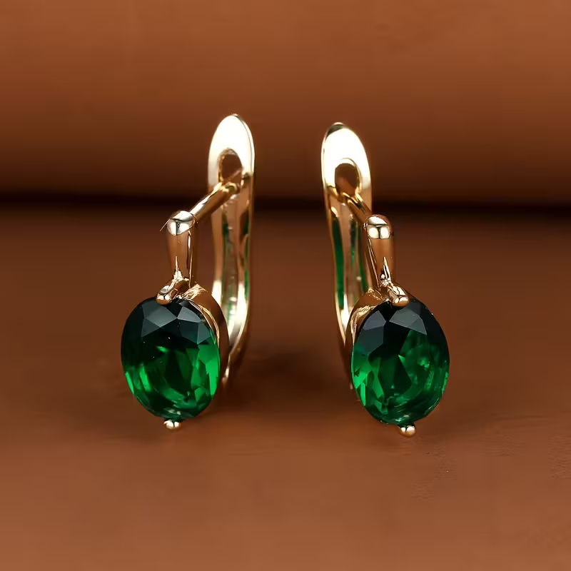 Phoebe | Oval Glow Earrings