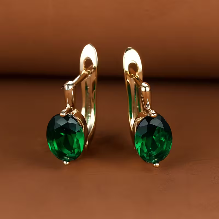 Phoebe | Oval Glow Earrings