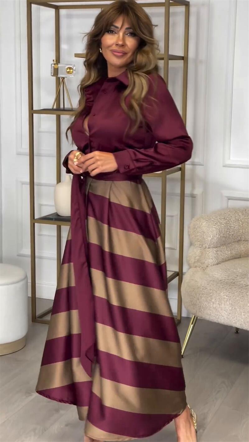 Jennifer | Striped Maxi Dress