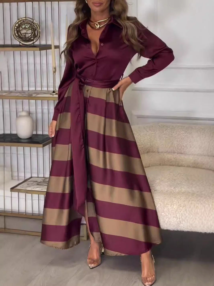 Jennifer | Striped Maxi Dress